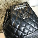 Chanel Gabrielle Backpack in Aged Calfskin Quilted Leather-Black