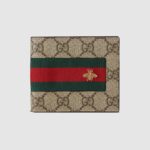 Cartera Gucci GG para hombre con diseño web y firma Gucci