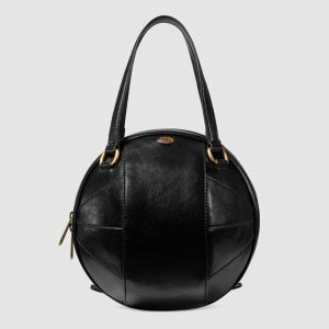 Gucci GG Unisex Basketball Shaped Tote Bag-Black