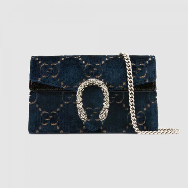 Gucci GG Women Dionysus GG Velvet Super Mini Bag