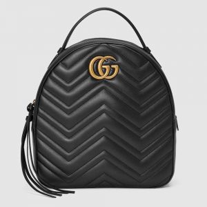 Gucci GG Women GG Marmont Quilted Leather Backpack