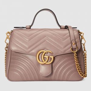 Gucci GG Women GG Marmont Small Top Handle Bag
