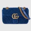 Gucci GG Women GG Marmont Velvet Mini Bag