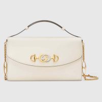 Gucci GG Women Gucci Zumi Smooth Leather Small Shoulder Bag