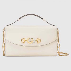 Gucci GG Women Gucci Zumi Smooth Leather Small Shoulder Bag