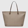 Gucci GG Women Ophidia GG Large Tote-Brown