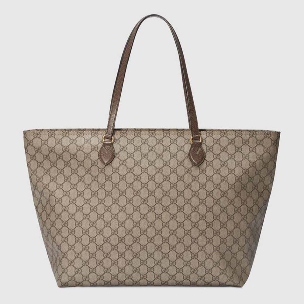 Gucci GG Women Ophidia GG Medium Tote-Brown - LULUX