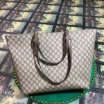 Gucci GG Women Ophidia GG Medium Tote-Brown - Imagen 3