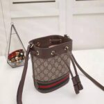 Gucci GG Women Ophidia Mini GG Bucket Bag-Brown - Image 3