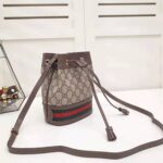 Gucci GG Women Ophidia Mini GG Bucket Bag-Brown - Image 5