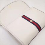 Gucci GG Women Rajah Medium Shoulder Bag-White – Image 6