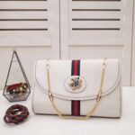 Gucci GG Women Rajah Medium Shoulder Bag-White – Image 3