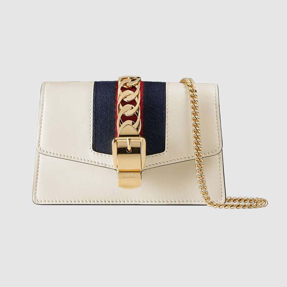 gucci sylvie leather mini bag