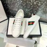 Gucci Men Ace Embroidered Sneaker Bee in White - immagine 7