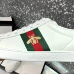 Gucci Men Ace Embroidered Sneaker Bee in White - immagine 8