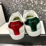 Gucci Men Ace Embroidered Sneaker Bee in White - immagine 5