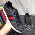 Gucci Men Ace GG Supreme Canvas Sneaker Shoes-Grey - Image 10