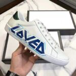 Gucci Men Ace Sneaker with Loved Print-White – Image 6