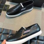 Gucci Men Gucci Signature Slip-On Sneaker-Black - Image 5