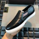 Gucci Men Gucci Signature Slip-On Sneaker-Black - Image 6