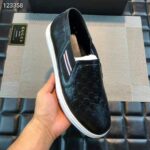 Gucci Men Gucci Signature Slip-On Sneaker-Black - Image 8