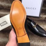 Gucci Men Horsebit Leather Loafer Shoes Black - Image 7