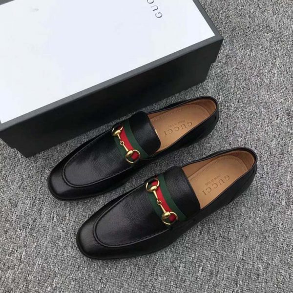 gucci_men_horsebit_leather_loafer_with_web_shoes_black_3_