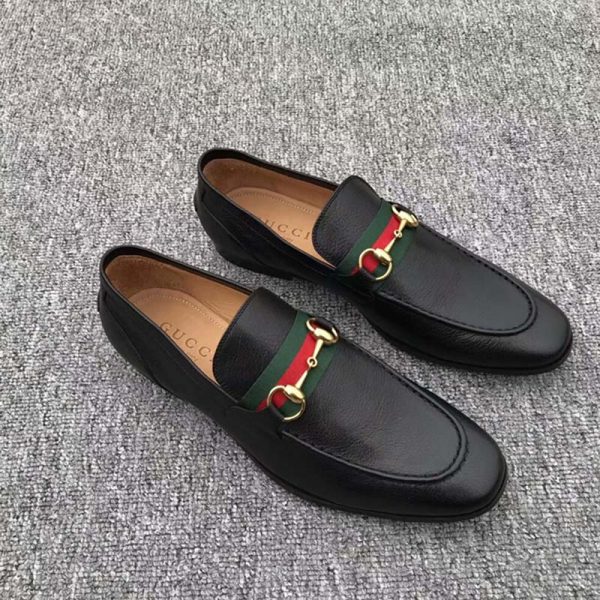 gucci_men_horsebit_leather_loafer_with_web_shoes_black_4_