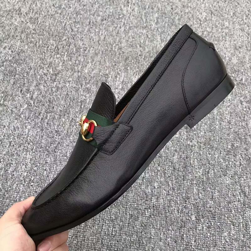 GUCCI Horsebit leather loafer black27cm 【ギフト】