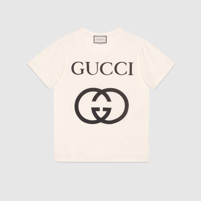 GUCCI ロゴ Tシャツ S（M）