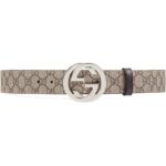 Ceinture réversible unisexe Gucci GG Supreme