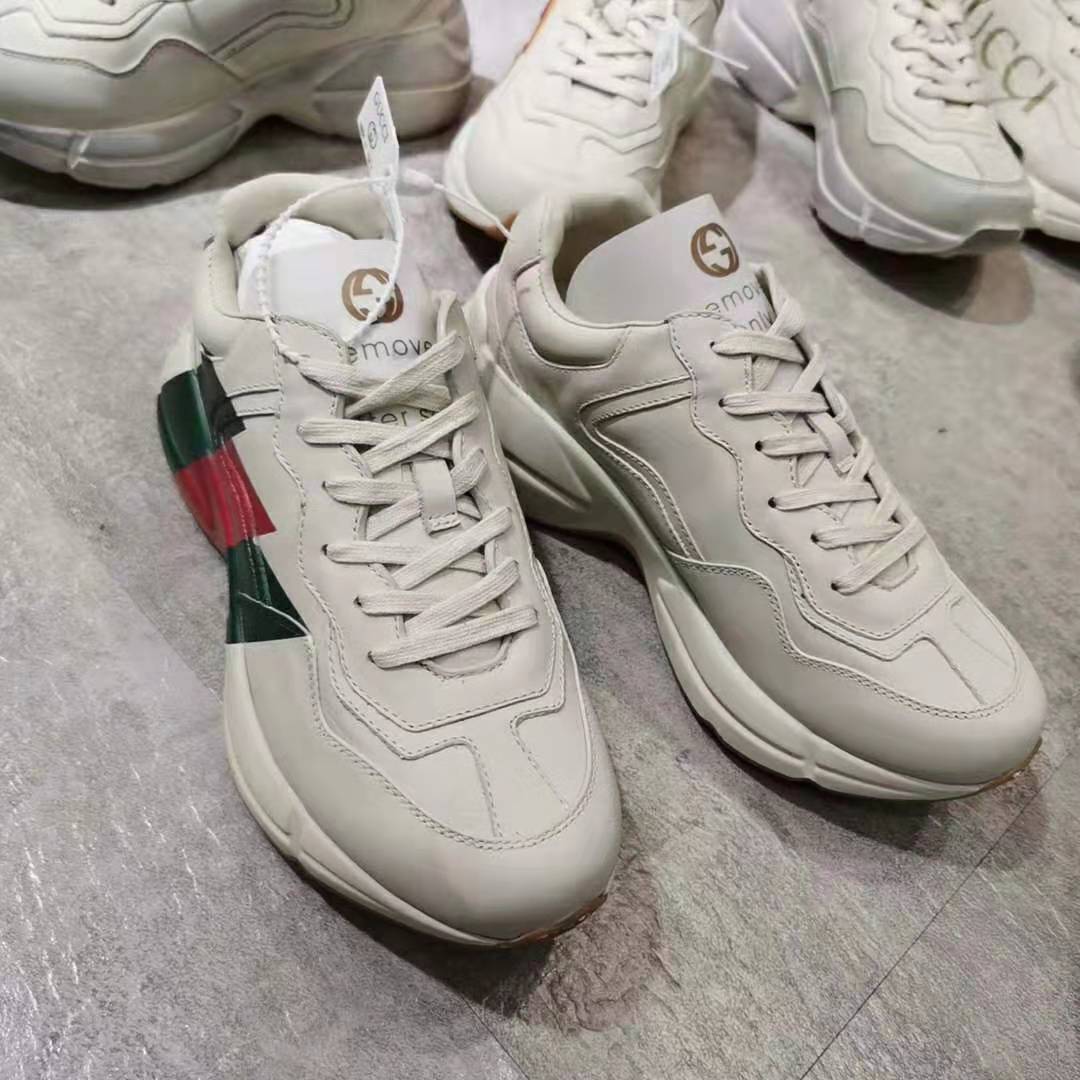 men's gucci rhyton fashion sneakers