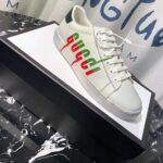 Gucci Men's Ace Sneaker with Gucci Blade-Green – Image 2