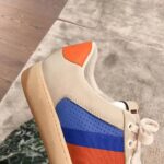 Gucci Men Screener Leather Sneaker 3.6cm Height-Blue - Image 8