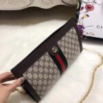 Gucci Ophidia GG Supreme Canvas Medium Shoulder Bag-Brown – Image 6