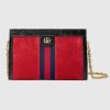 Gucci Ophidia GG Supreme Canvas Small Shoulder Bag with Stripe