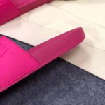 Gucci Unisex Gucci Logo Rubber Slide Sandal-Rose - Imagen 9