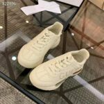 Gucci Unisex Rhyton Gucci Logo Leather Sneaker-Beige - Bild 6