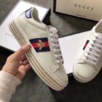 Gucci Women Ace Sneaker with Crystals White - Imagen 5