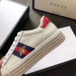 Gucci Women Ace Sneaker with Crystals White - Imagen 3