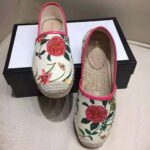 Gucci Women Flora Print Canvas Espadrille-Pink - immagine 4