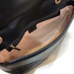 Gucci Women GG Marmont Large Shoulder Bag-Black - Bild 5