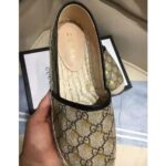 Gucci Women GG Supreme Bees Espadrille 2 cm Platform-Gold - Image 9