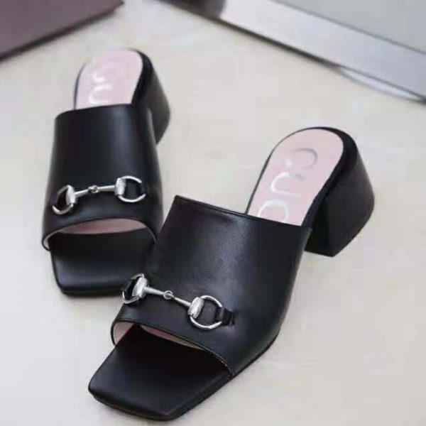 gucci_women_patent_leather_mid-heel_slide_5.1cm_chunky_heel-black_3_