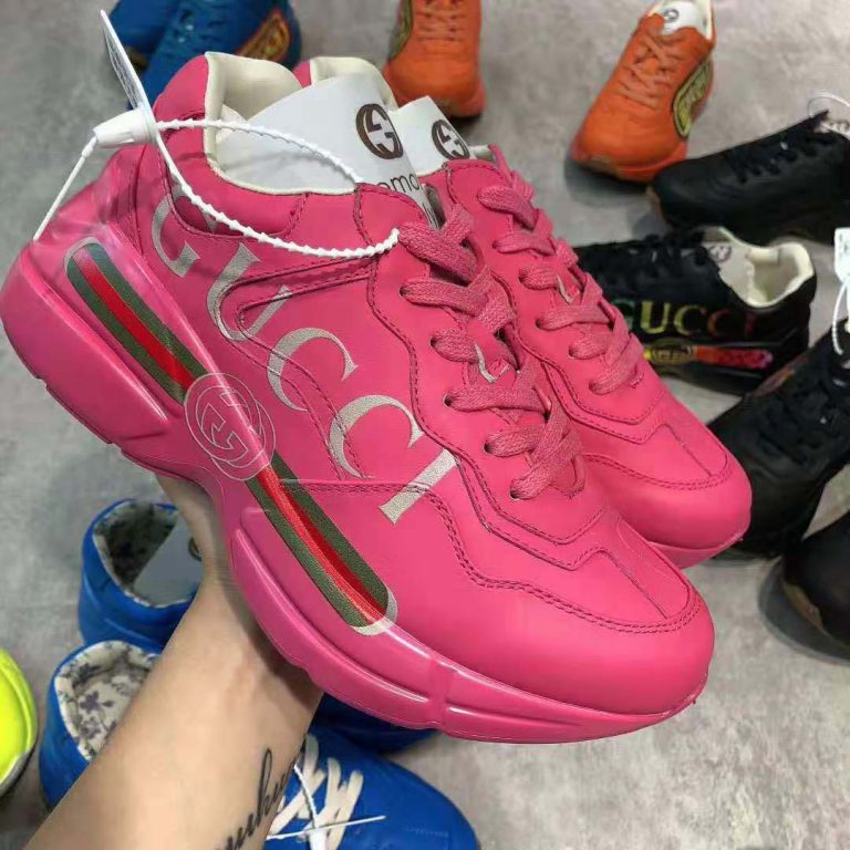 women's gucci rhyton fashion sneakers