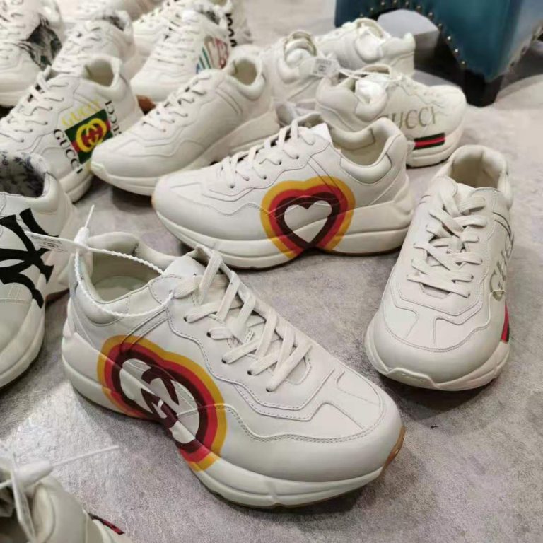 womens gucci rhyton sneakers