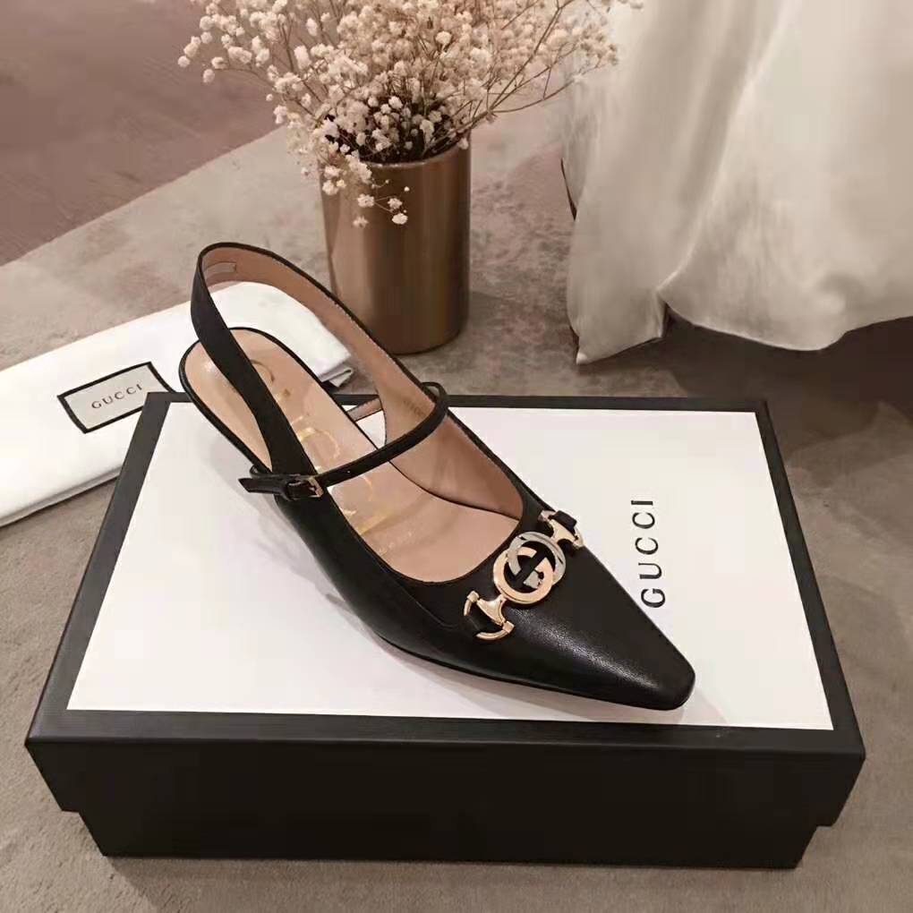 gucci loafers slingback