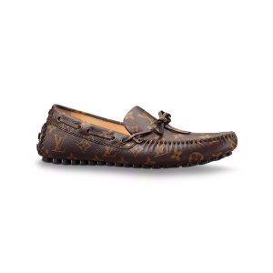 Louis Vuitton LV Men Arizona Moccasin Shoes Brown