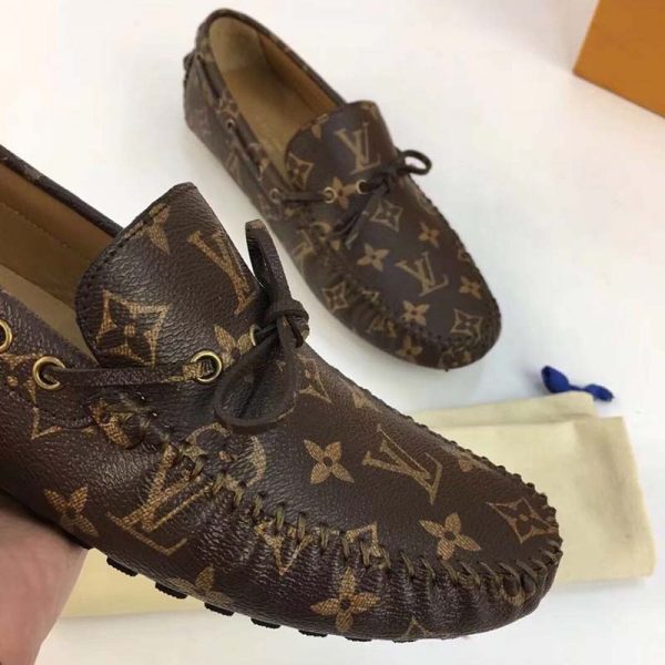 Louis Vuitton LV Men Arizona Moccasin Shoes Brown - LULUX