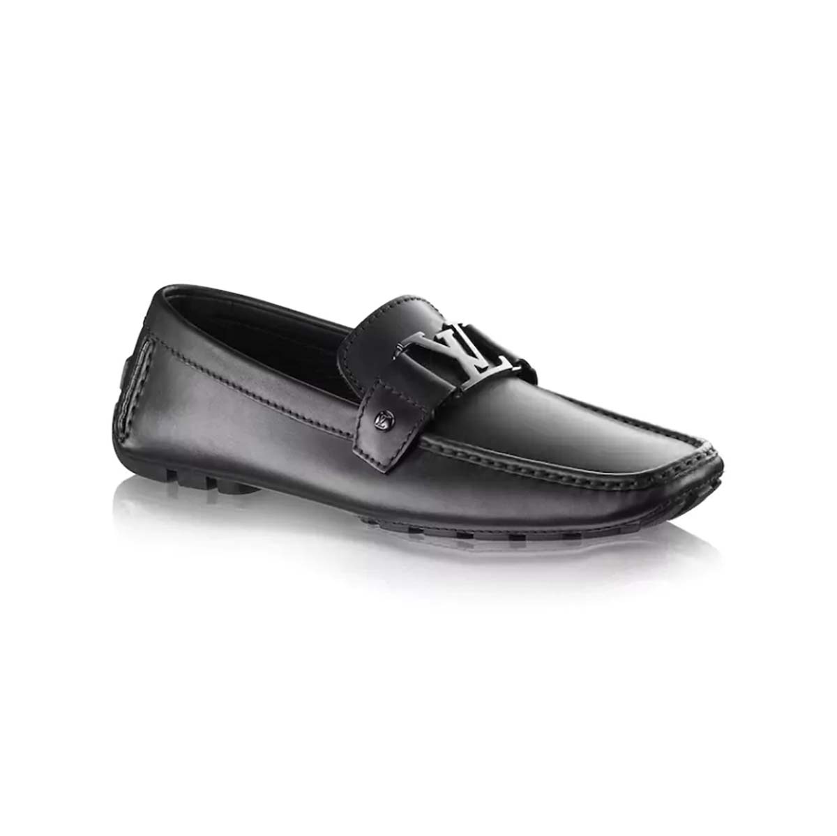 Louis Vuitton loafers RaceTrack model car shoe black , Cut 46